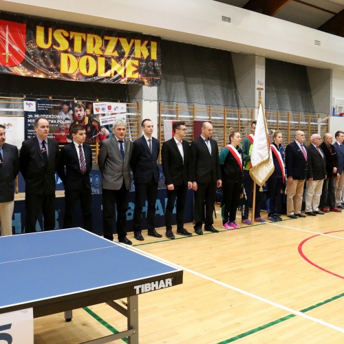 Otwarcie 30. Młodzieżowych Mistrzostw Polski w tenisie stołowym